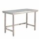 加厚单层不锈钢工作台操作台灶台架一层打荷台饭店切菜桌