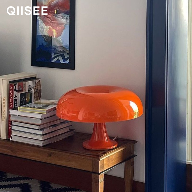 中古台灯Nessino蘑菇灯卧室床头灯创意客M厅过道玻璃氛围装饰台灯