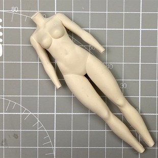 造娃堡啦啦独家同款小正比女神全身体模硅胶模具T超轻粘土脸模软