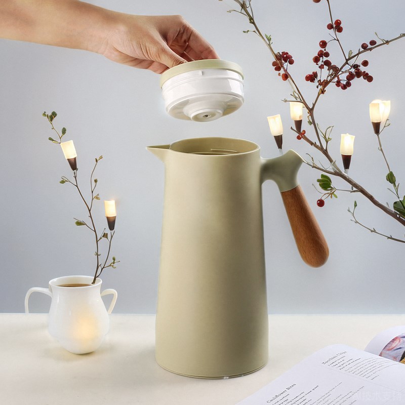 智能显温保温壶家用热水壶202z3新款保温瓶大容量暖瓶玻璃内胆水