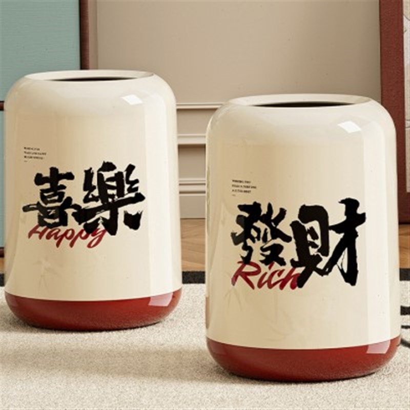 垃圾桶一件起批家用级感大容量简约无盖纸篓客厅双层塑料.垃圾筒u