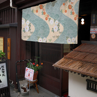 日式半帘短帘出餐口横布门头装饰挂旗暖帘厨房隔断遮挡门帘子家用