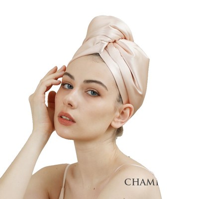 677独家高级 PANVIN抗菌速干吸水丝绸双层干发帽 平替AQ*S 超大软