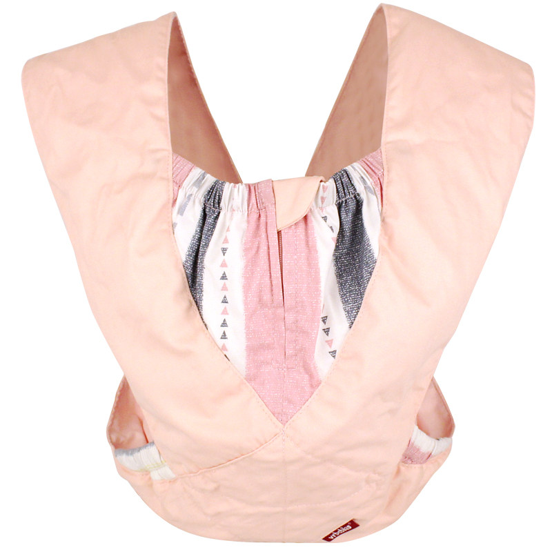 夏季透气日式简易便携婴儿背带宝宝背袋前抱后背式背娃神器背巾