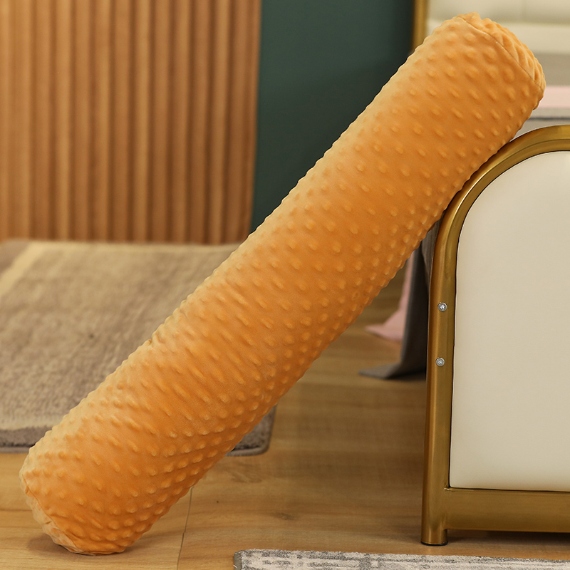 豆豆绒可拆洗圆柱l长条抱枕床靠枕睡觉夹腿床边缝隙档枕垫脚枕女