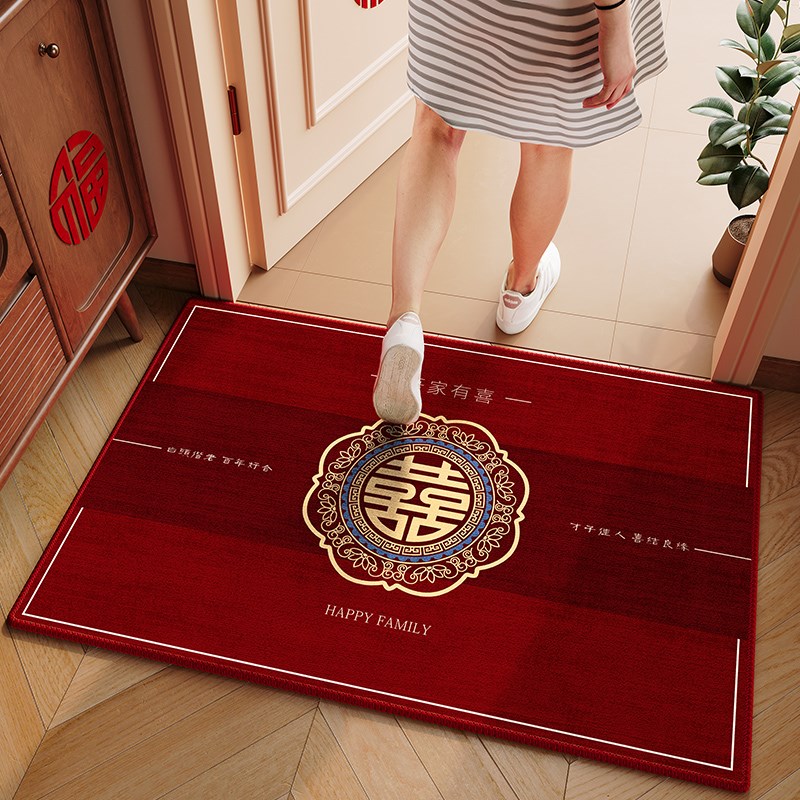 入户门垫进门地垫2025新u款喜庆门口玄关地垫出入平安地垫入户门