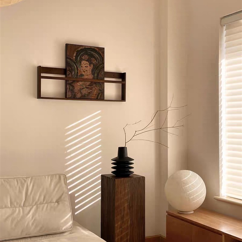 方形木墩矮凳原木酒店摆件茶几实木墩子树桩木桩凳花架底座侘寂风