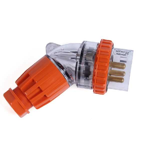 澳标防水插头工地用防水插头户外电源插头5芯32A防水插SP-56PA532