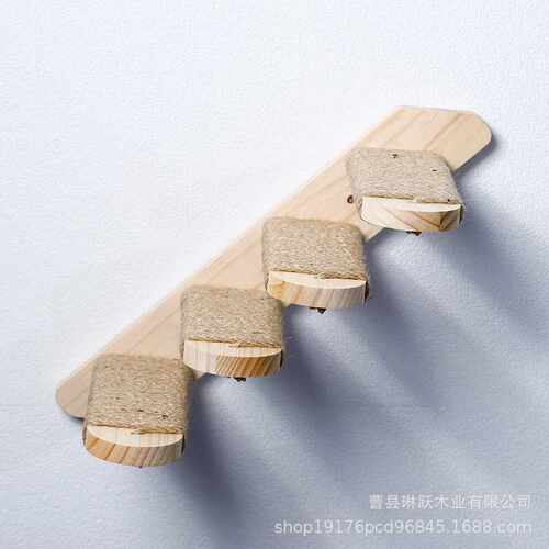 实木猫爬架墙壁式跳台墙上猫爬架猫窝墙壁式墙面挂墙式猫窝别墅
