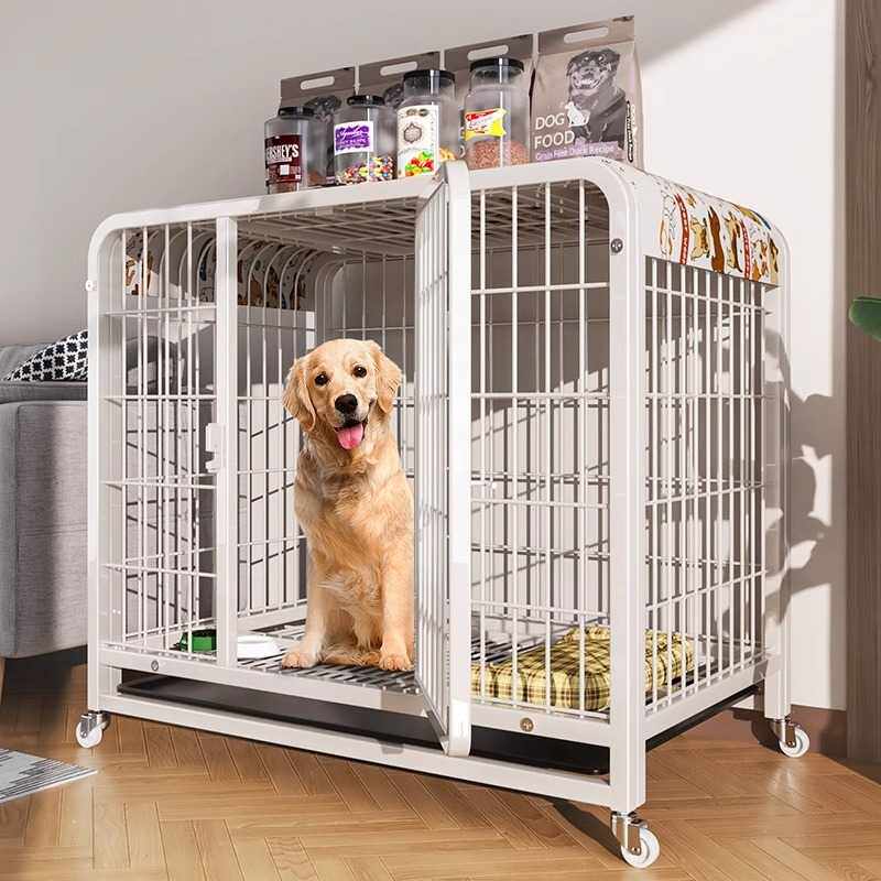 狗笼子大中型小型犬加粗室内分离带厕所柯基泰迪金毛边牧宠物别墅