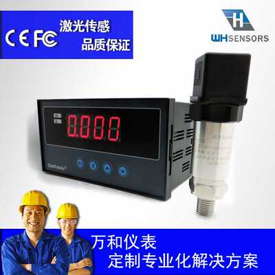 压力变送器 带显示  压力显示器 质保两年 高精度数显