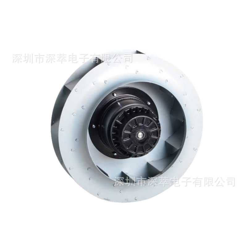 AC220V380V交流Φ280*115MM后倾离心风机B280-080M金属高速风轮