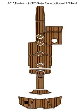 2017 Mastercraft XT23 游艇船舶EVA柚木地板 亚马逊eBay热销