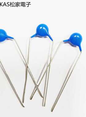 ZONKAS+安规电容陶瓷电容Y1电容器插件Y1 102M/500VACY5V蓝色