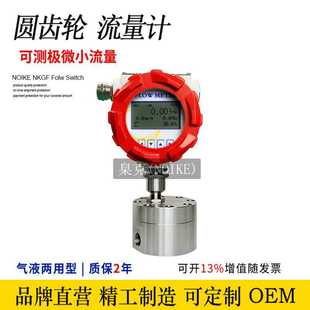 微型流量计 微小型椭圆齿轮小流量防爆NKGF02液体仪表 容积式
