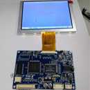 8寸LCD数量总线视频叠加控制板分辨率支持800 600接单片机或ARM