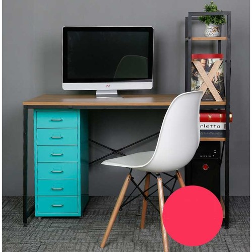 钢制彩色多斗柜不带锁收纳电脑桌小柜子抽屉家用移动办公文件矮柜