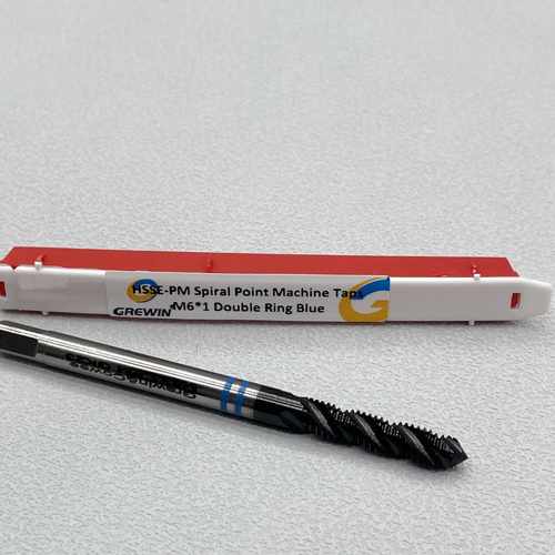 M35含钴高速钢机用螺旋丝锥M6*1.0用于加工不锈钢/镍合金螺旋槽