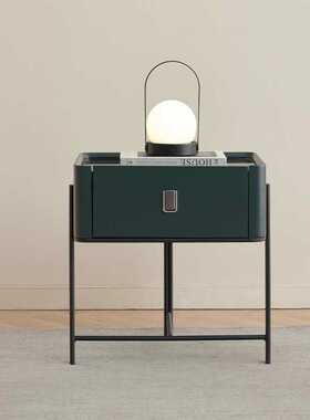 SNA6057白色轻奢极简床头柜高级感小户型新款窄边家用卧室收纳多