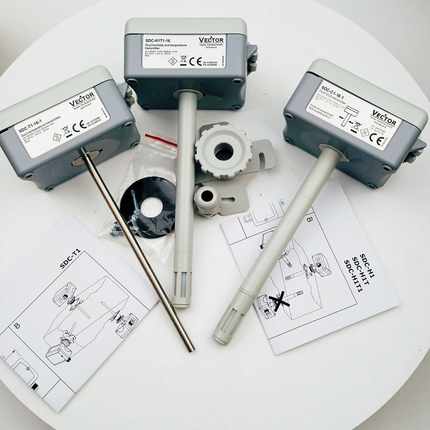 伟拓VECTOR传感器 SDC-T1-16风管温度变送器 包邮