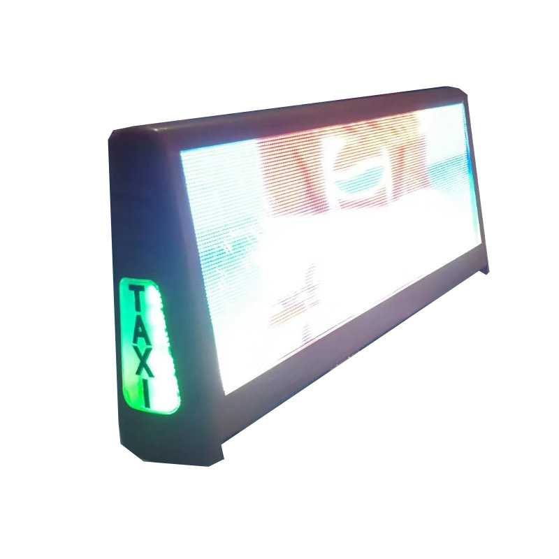 P3P4P5出租车车顶led显示屏 车机对接广告显示屏 车载移动广告屏