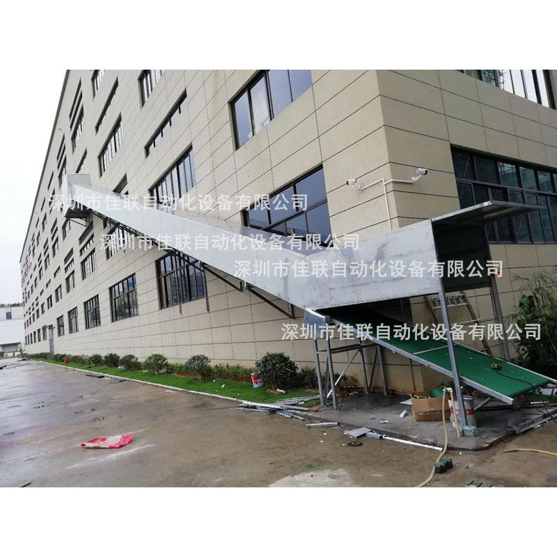 三楼仓库往集装箱货柜内装车输送带卸货神器皮带式传送带高效