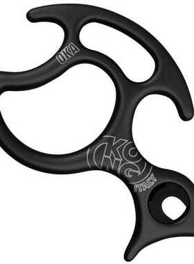 KONG下降器OKA TACTICAL8字环黑色铝合金材质8字环