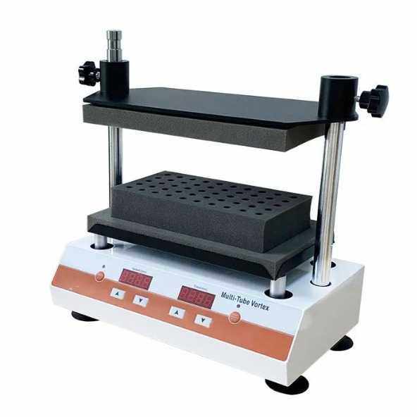 数显多管漩涡混合器实试管多样品海绵混匀仪摇匀旋涡仪