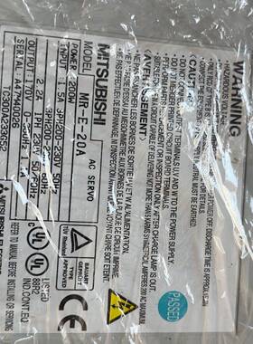 议价MR-E-20A/HC-KFE23/电机2个，看实图交易，议