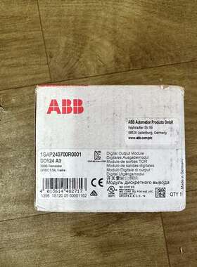 议价ABB全新原装正品PLC模块DO524，项目剩余一