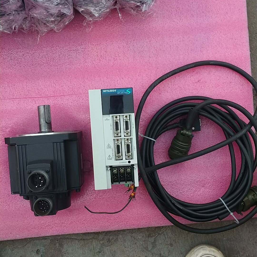 议价三菱MR-J2S-100A   电机HC-SFS102成色如