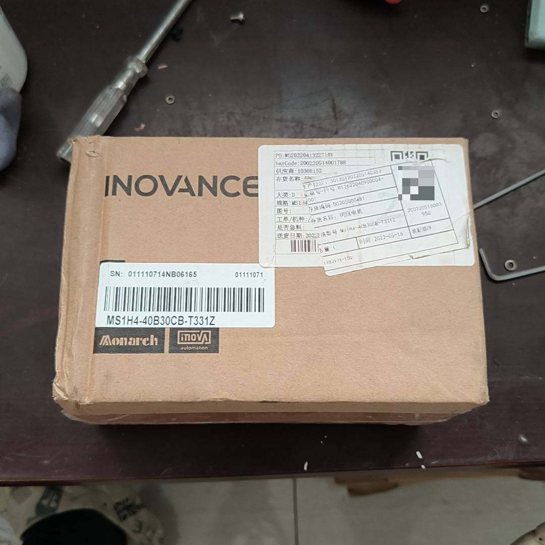 【议价】汇川400瓦伺服电机，MS1H4-40B30CB-T331Z