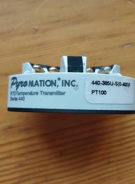 【议价】美国 PYROMATION 440温度变送器，赠PT10