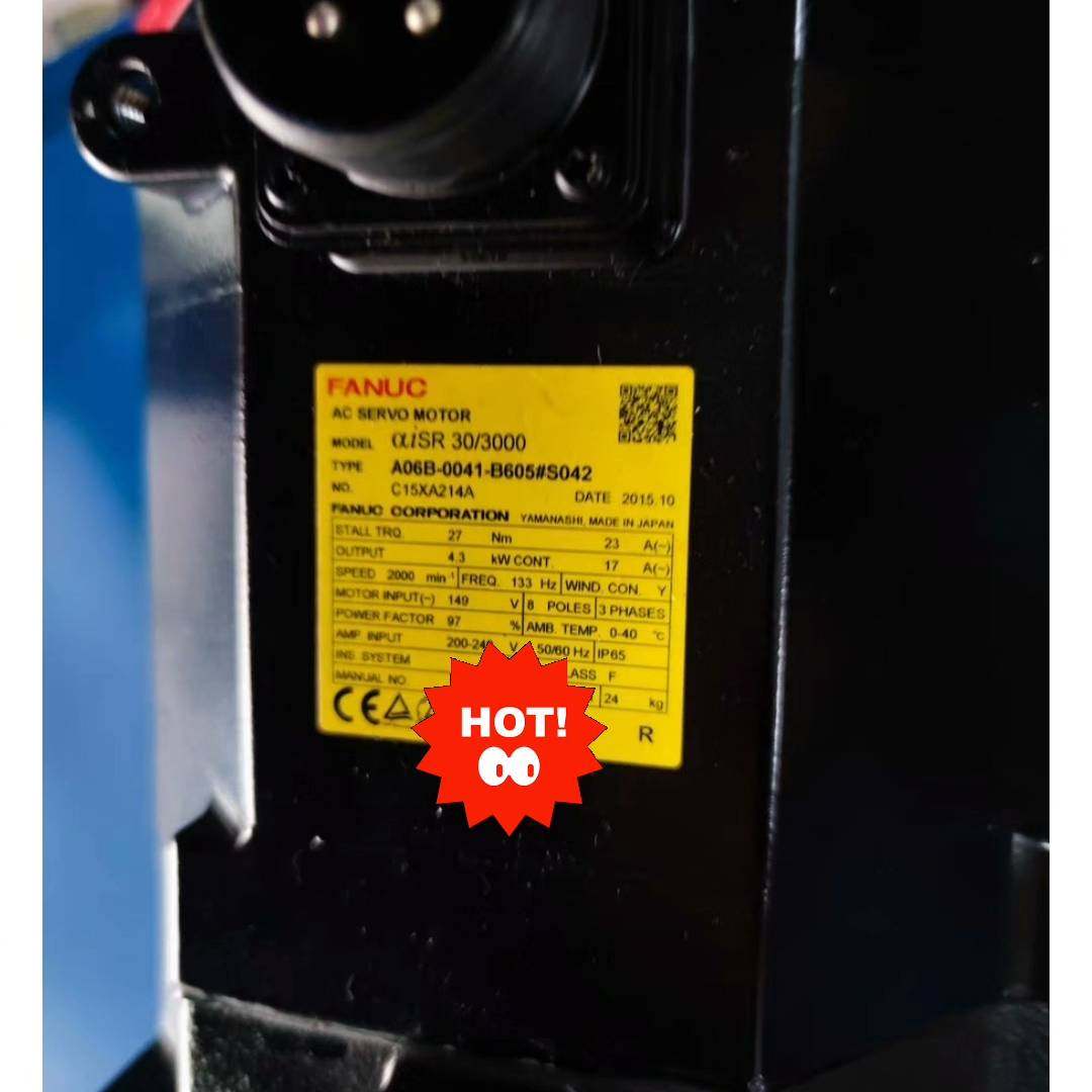议价发那科电机A06B-0041-B605#0042 95新 可