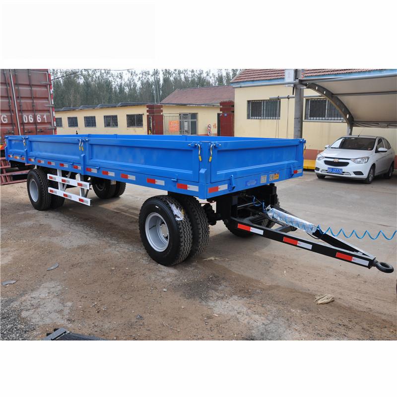 可上牌平板拖车拖挂车拖车底盘拖拉机牵引式挂车全挂式板车
