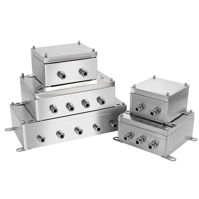 不锈钢户外防水接线盒带端子防雨端子排箱室外电路电缆分线盒