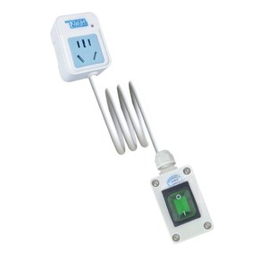 带防漏电保护器的插座电热水器16安专用10a加装地线明装延长开关