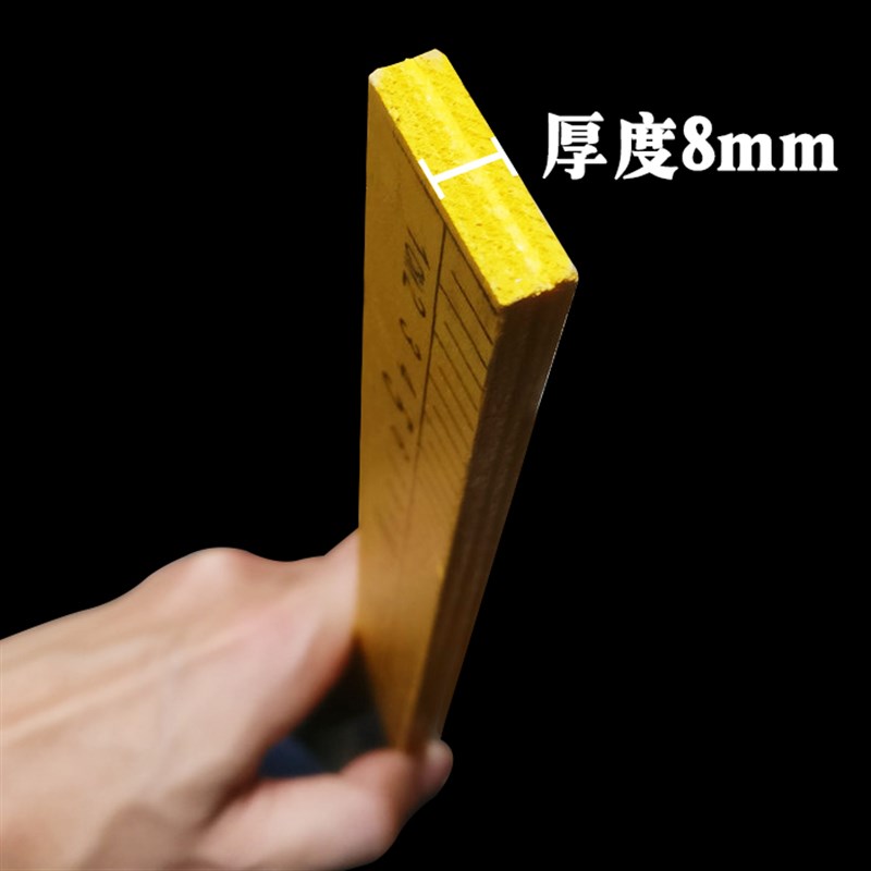 教学教具一米黄木尺子米尺50cm 100cm木质直尺单面厘米刻度长尺子