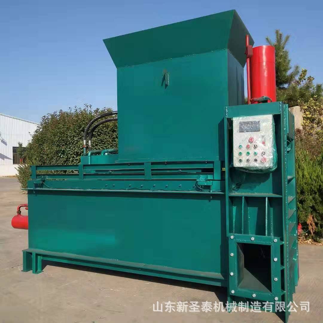 卧式秸秆饲料套袋打包机全自动青储饲料套袋打包机视频