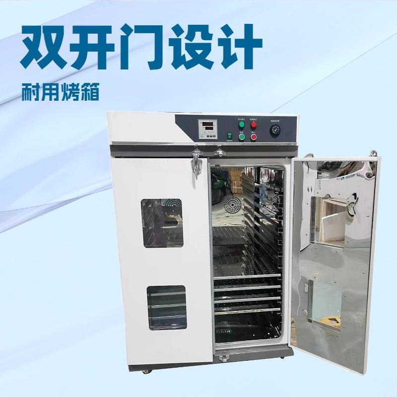 实验室立式双开门电热鼓风干燥箱固化热处理烤箱设备高温工业烘箱