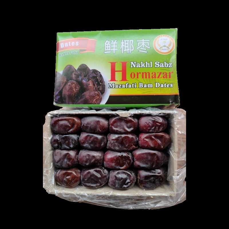 获密扎儿伊朗面包椰枣迪拜黑椰枣软糯可口蜜饯dates干果盒装500g