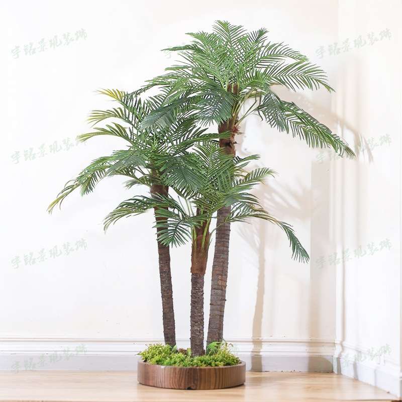 仿真椰子树假椰树仿生绿植摆件大型室内外热带植物造景装饰棕榈树