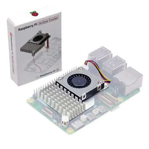 树莓派Raspberry Pi 5主动冷却器速度可调风扇