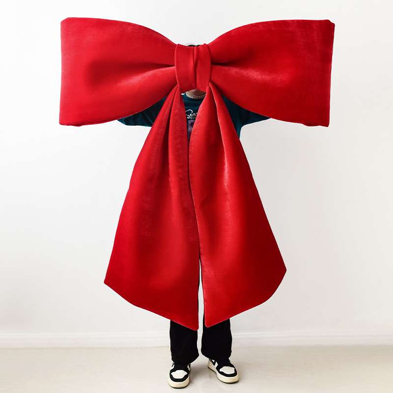 NUCHI圣诞蝴蝶结新年蝴蝶结红色超大号圣诞装饰春节装饰挂件婚庆