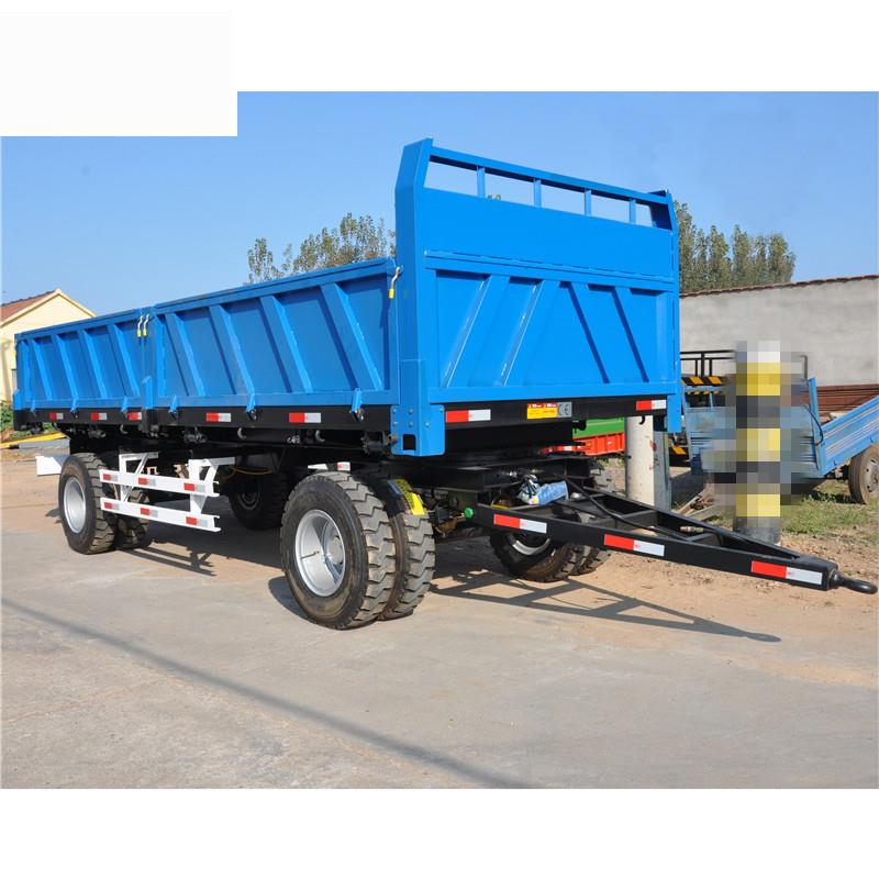 15吨自卸拖车农用拖车全挂拖车拖车底盘拖拉机拖斗车拖斗运输车