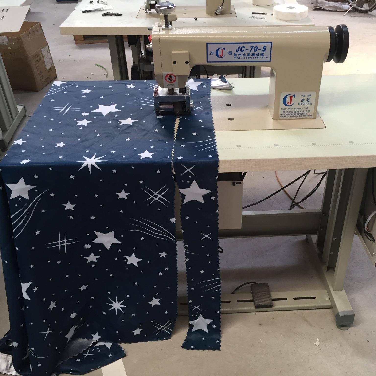 超声波窗帘花边机缝合机桌布花边机服装花边机无纺布花边机