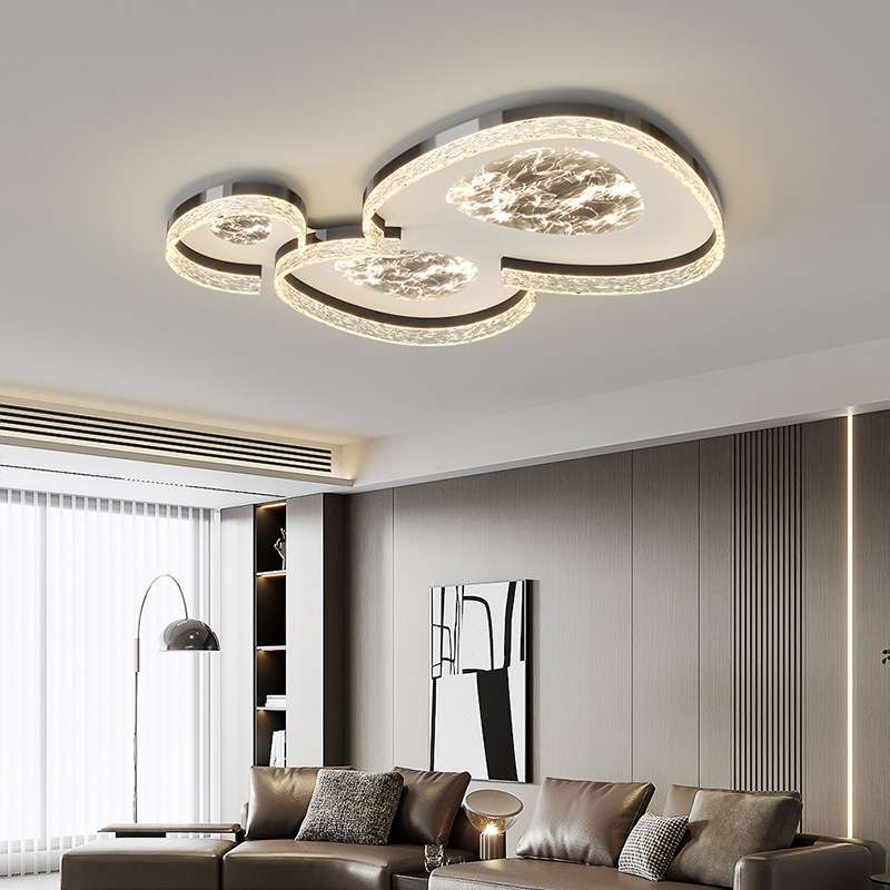 客厅灯极简led吸顶灯现代简约主卧房间2025新款全屋套餐组合灯具