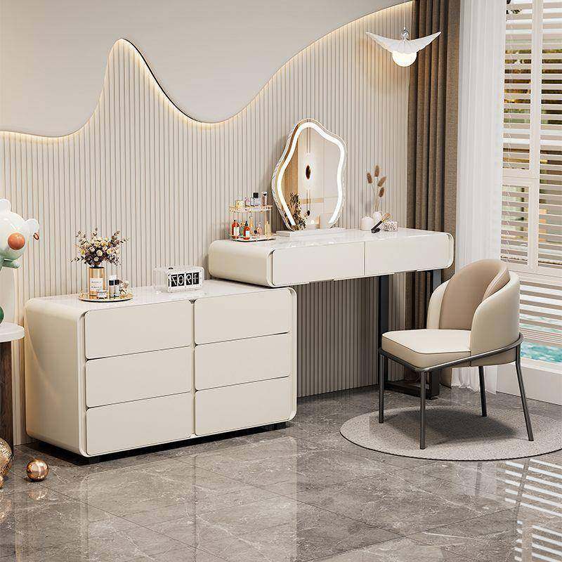 卧室斗柜一体化妆台主卧现代简约小户型化妆桌全实木奶油风梳妆台,电子元器件市场,其它元器件,淘宝优惠券,粉丝福利购,淘宝优惠卷