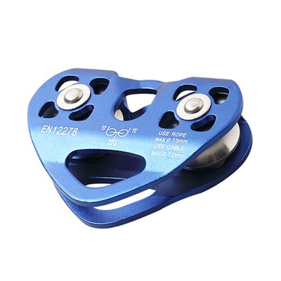 特价包邮双轴双滑轮高空爱心形滑轮户外横渡绳索溜索滑轮索道滑轮