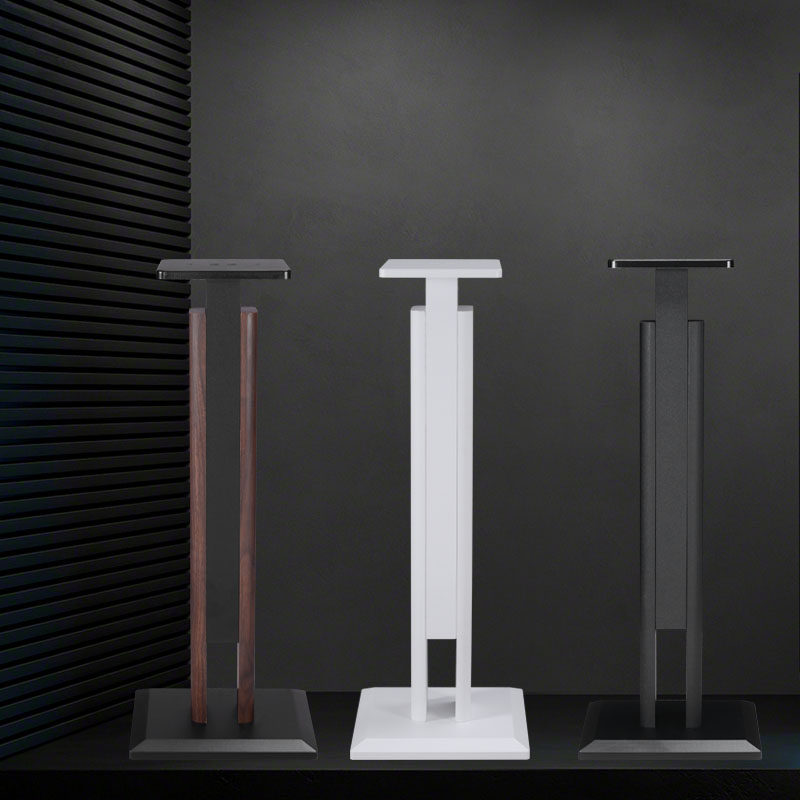 捷盛升降音箱脚架家庭影院环绕支架落地木质机架子音响设备脚架